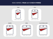 Peak 2.0 10 Hybrid Full Mattress