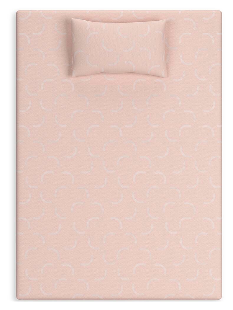 iKidz Coral Twin Mattress and Pillow