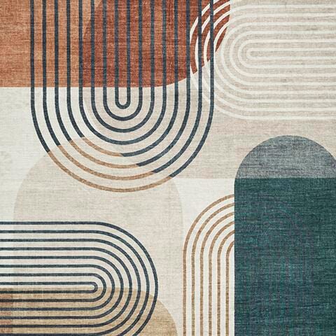 Farrendale Washable 5' x 7' Area Rug