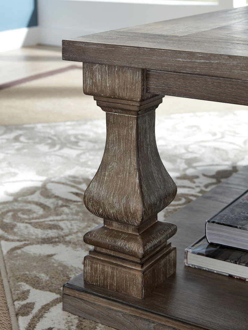 Johnelle Coffee Table and 2 End Tables